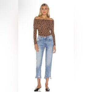 We The Free| ‘Good Times’ Distressed Ankle Straight Jeans
